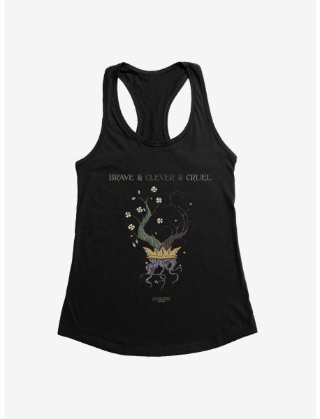 Tank Tops Girls The Cruel Prince Sinister Enchantment Collection: Brave Clever Cruel Girls Tank 